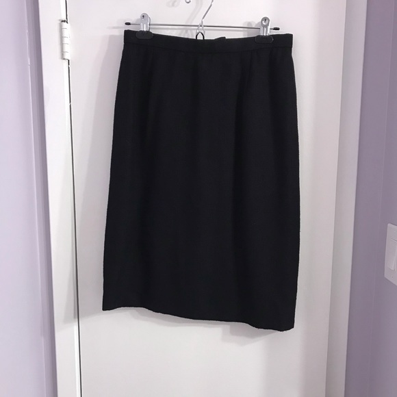 Carolina Herrera black pencil skirt - Picture 1 of 4